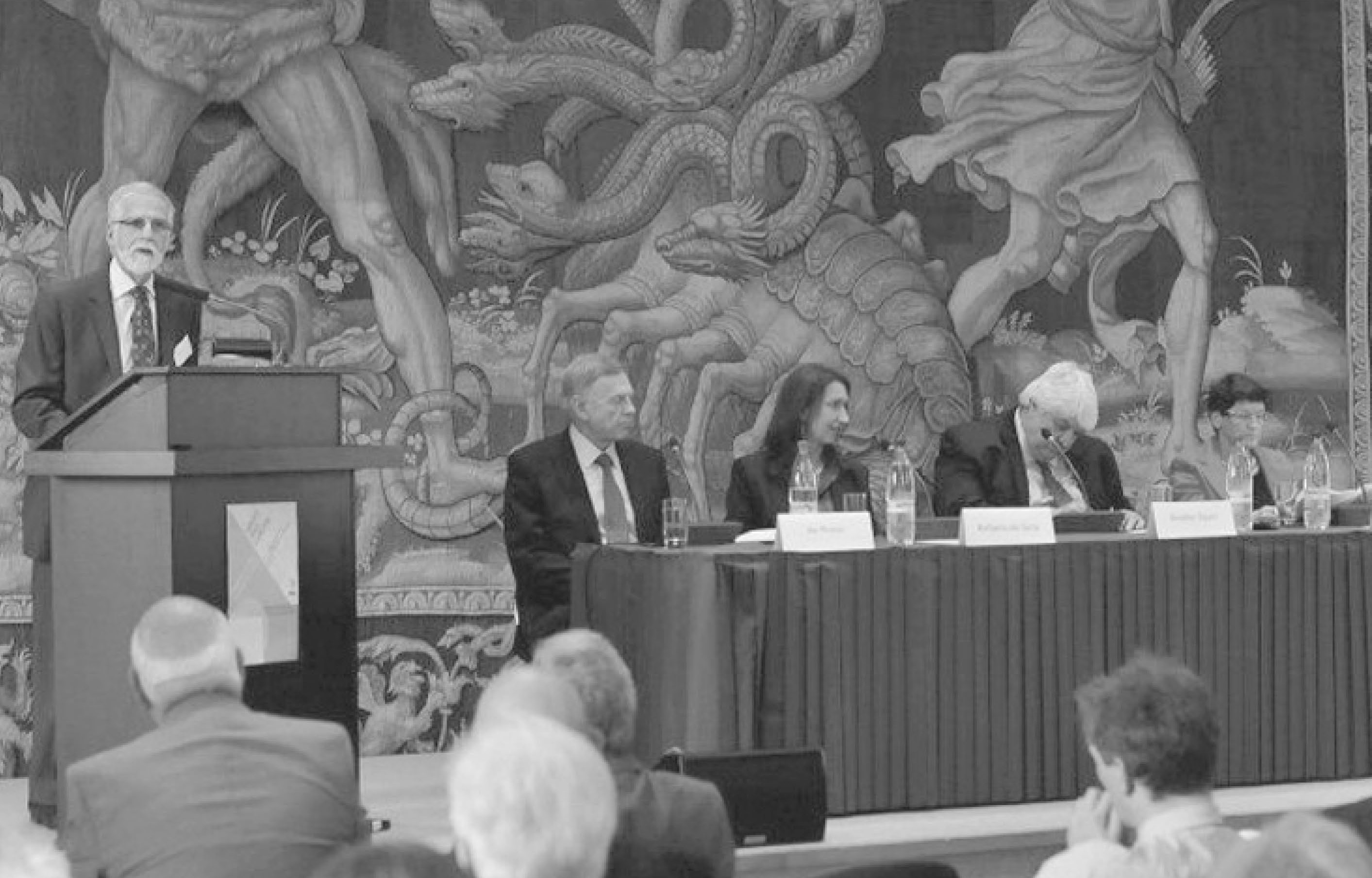 Colin Shindler at the opening of the EAIS conference in Munich, Bayerische Akademie, 10 September 2012