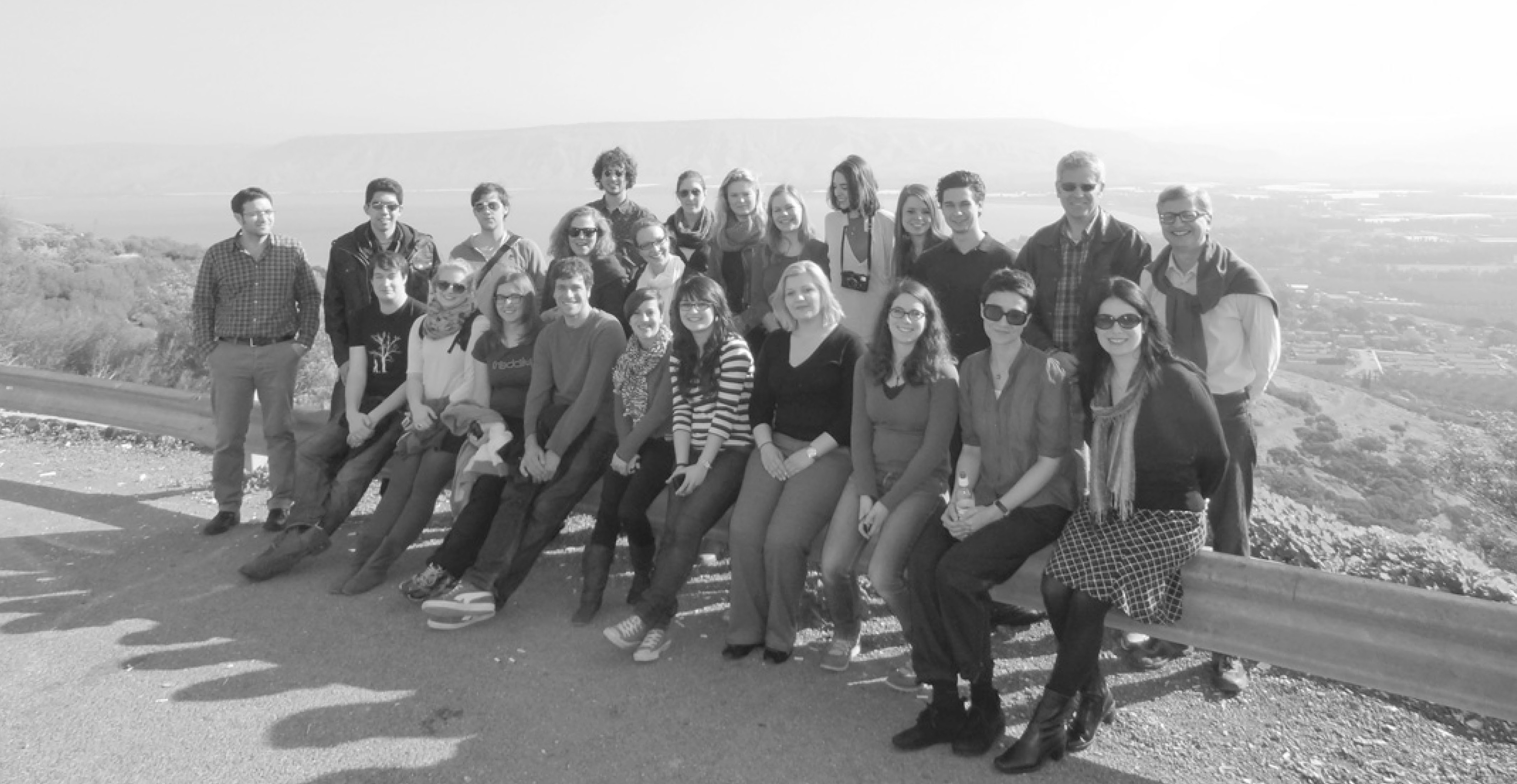 Our student group with professor Michael Brenner, Mirjam Zadoff, Noam Zadoff and Gur Alroey (Haifa University)